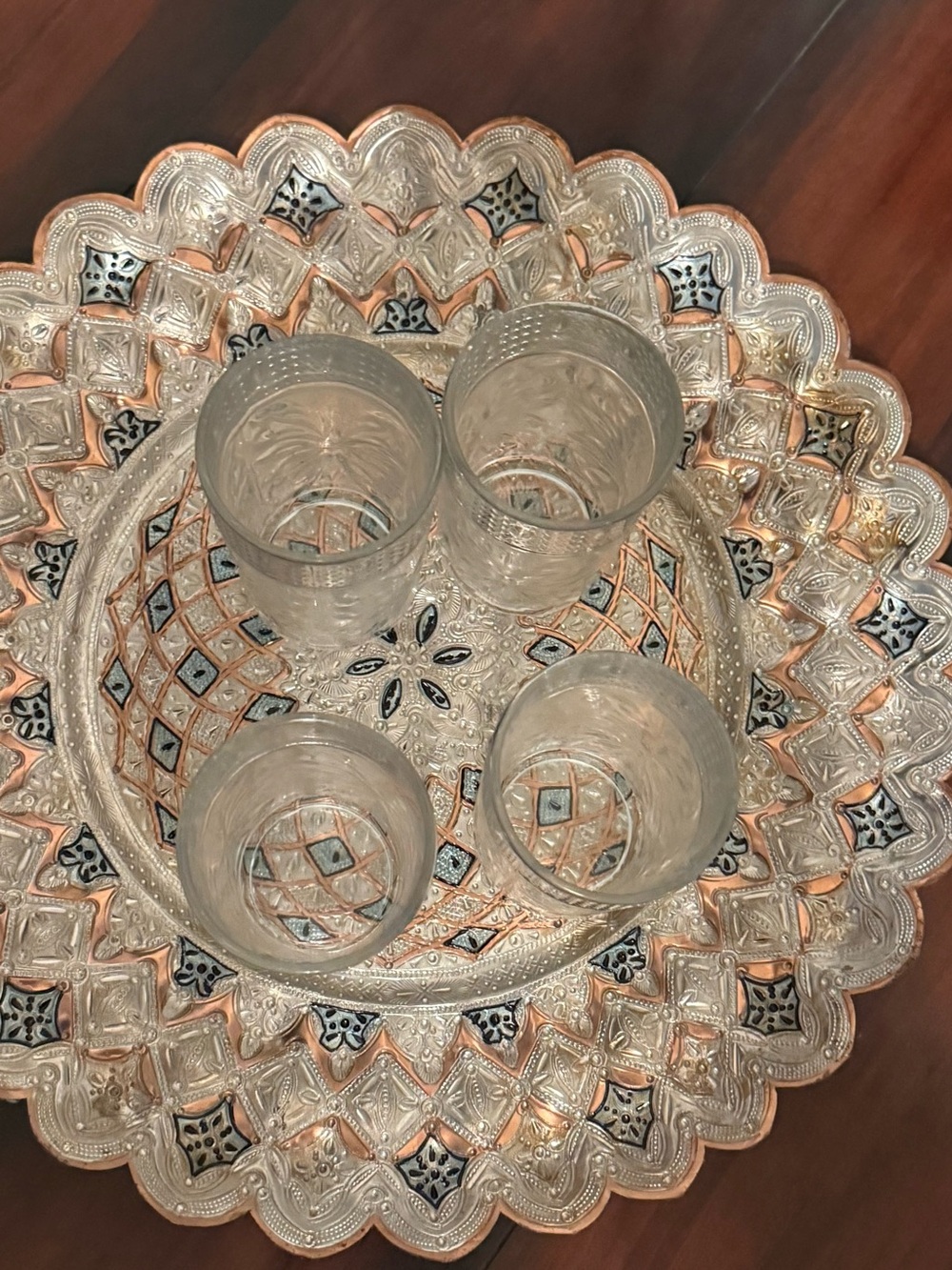 Authentic Moroccan Tea Set - Picture 14 of 16